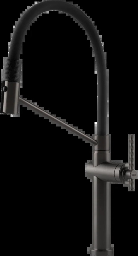 Смеситель для раковины 60664 707 Gessi Habito ЧЕРНЫЙ МЕТАЛЛ BR. PVD