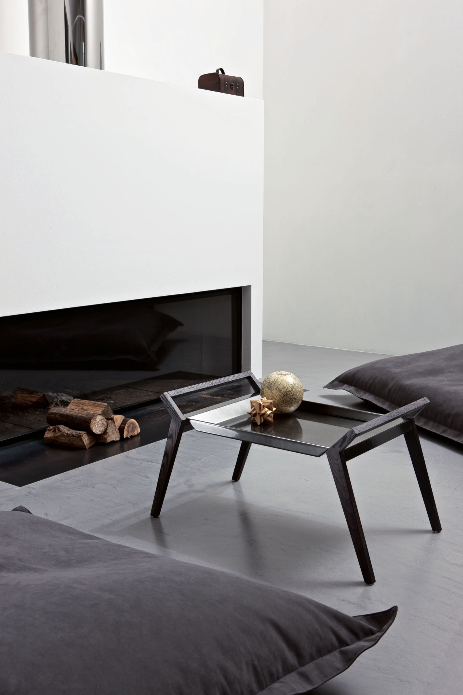 Журнальный столик из стали и дерева Bontempi Casa TIFFANY ARCH-00147923 - Вид №3