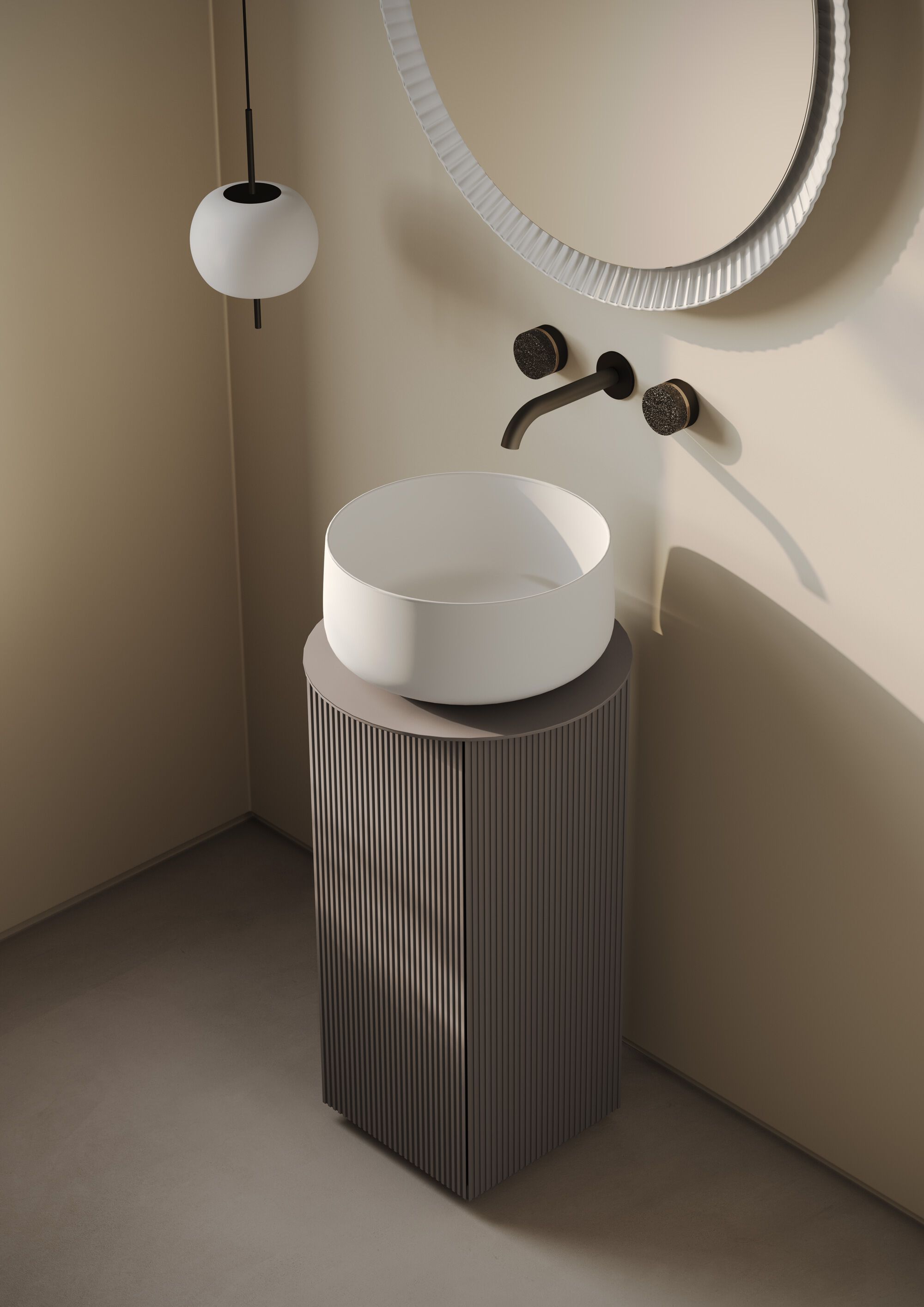 Деревянный напольный умывальник с дверцами ArtCeram MONO ARCH-00063919 - Вид №2