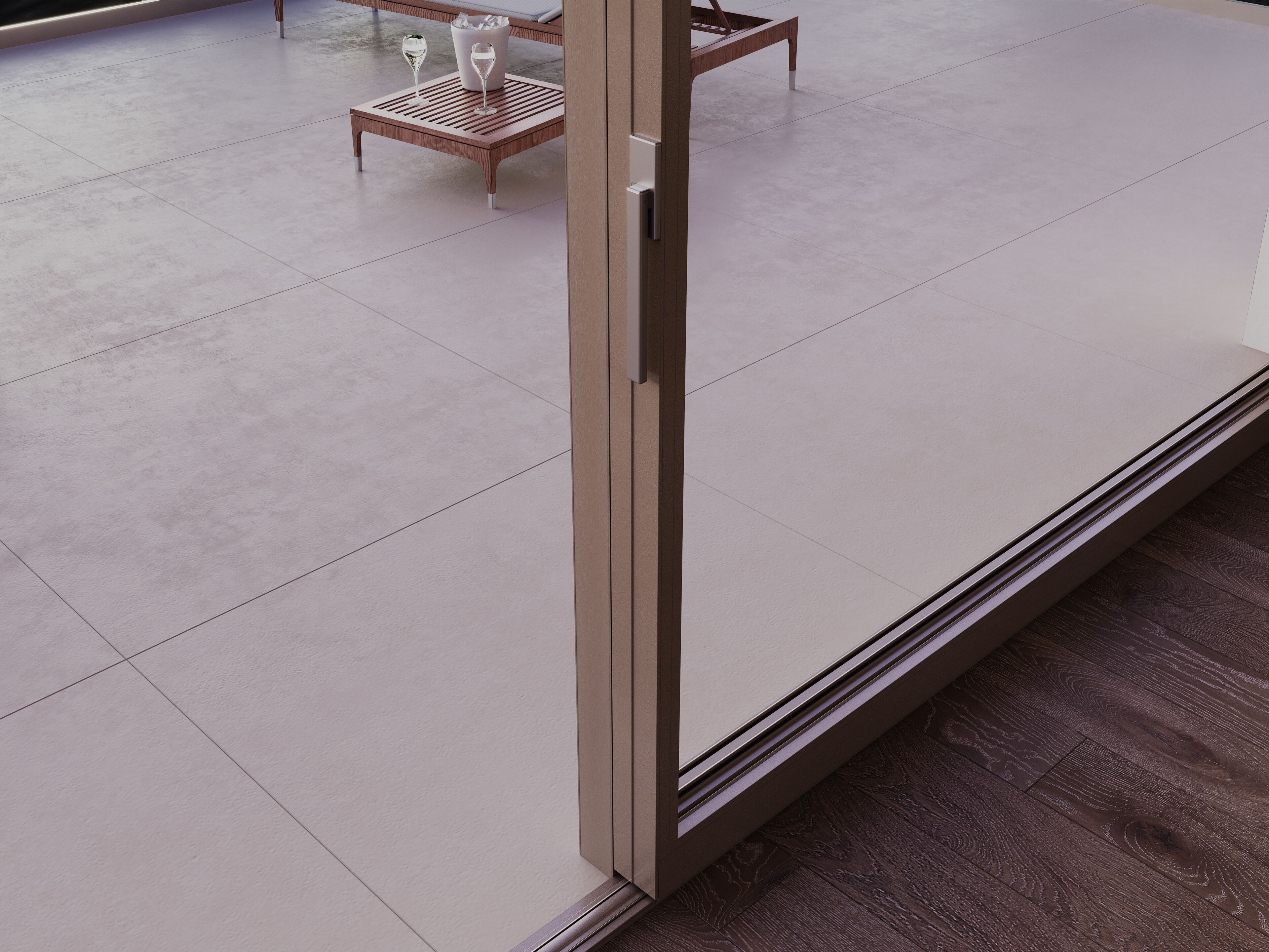 Алюминиевая раздвижная дверь-окно NURITH резюме ARCH-00108728 - Вид №5