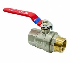 Кран шаровый 1/2 вн-нр рыч.101215/01 HLV 101215/01