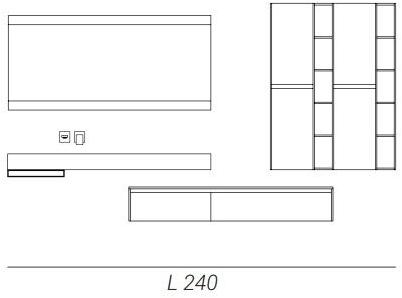 Ideagroup Полная мебель для ванной Nyù sun-id-1399569 - Вид №4