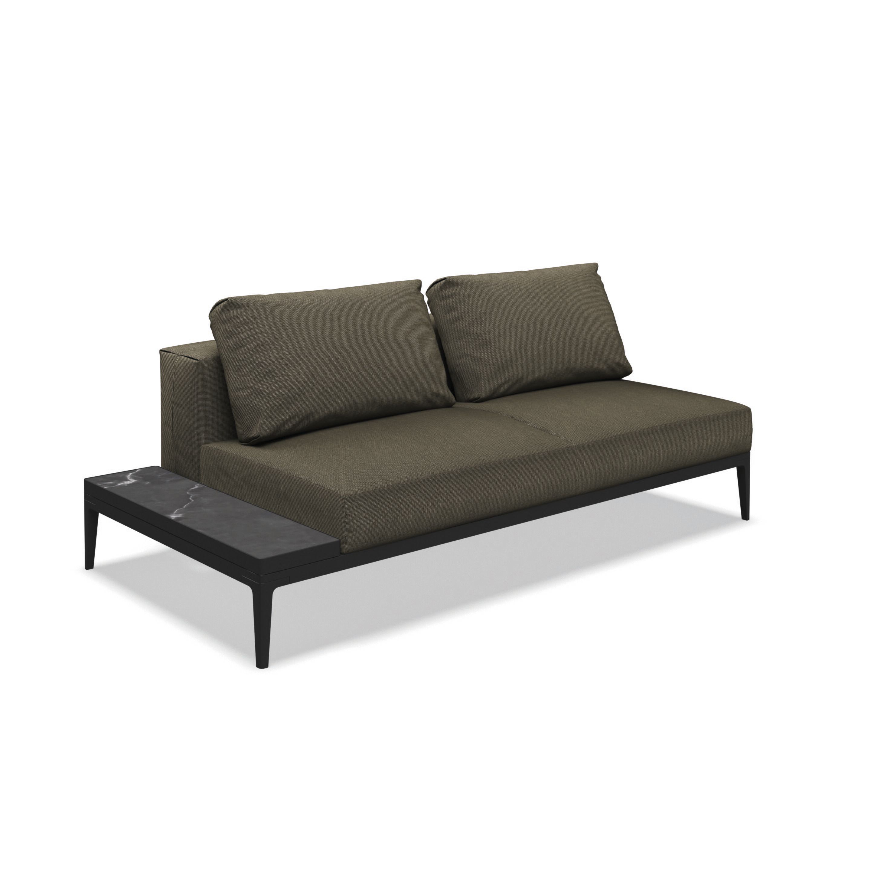 Тканевый угловой модульный садовый диван Gloster сетка ARCH-00114712 - Вид №40