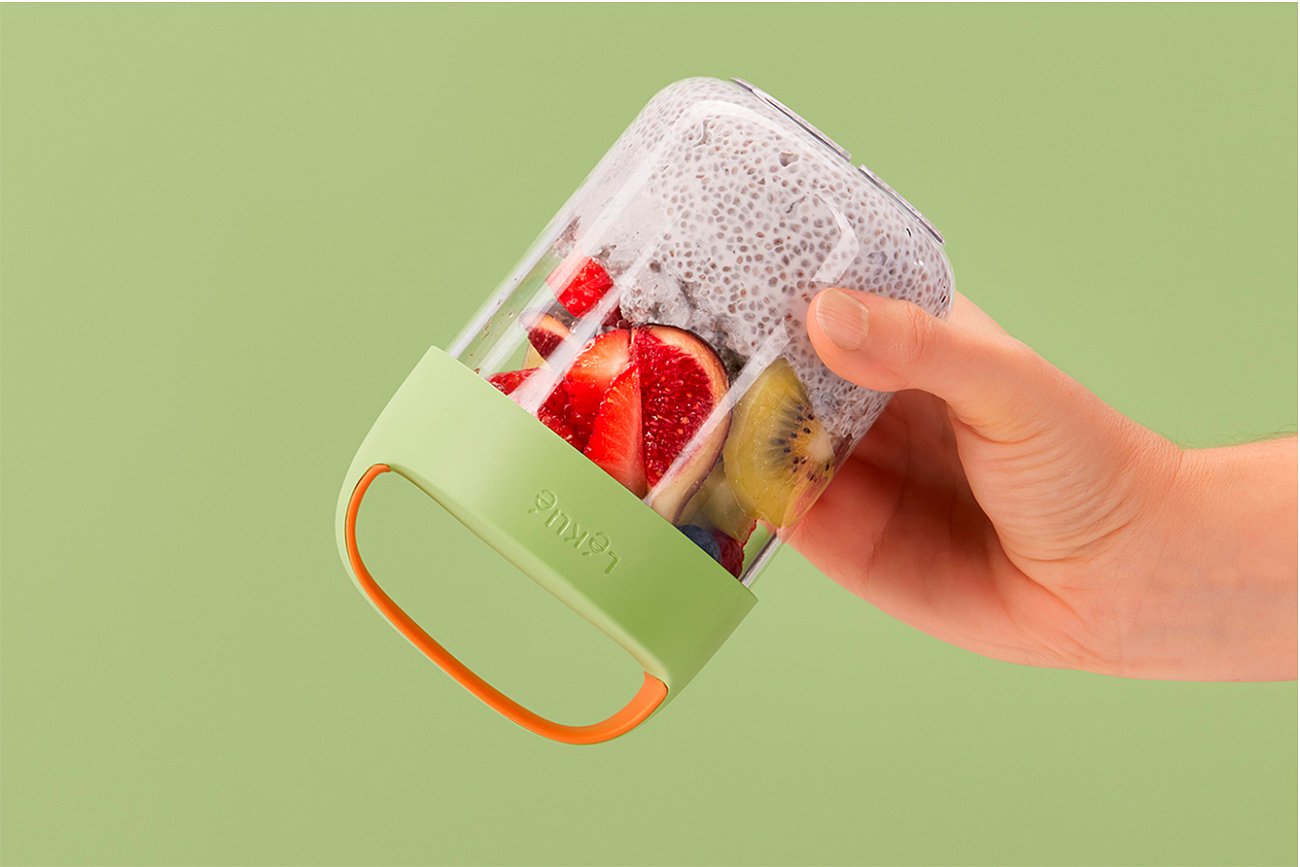 Банка стеклянная зеленая 400 мл Lekue LEKUE  00-3951981 Зеленый;прозрачный  - Вид №5