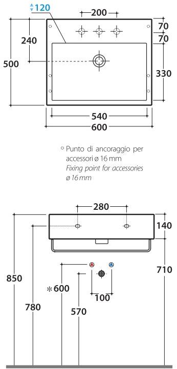 Накладная раковина на столешницу  овальная Ceramica Globo STONE sun-id-1481242 - Вид №10
