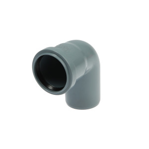 90654192 Отвод канализационный D50 мм 90° STLM-0324461 FLEXTRON
