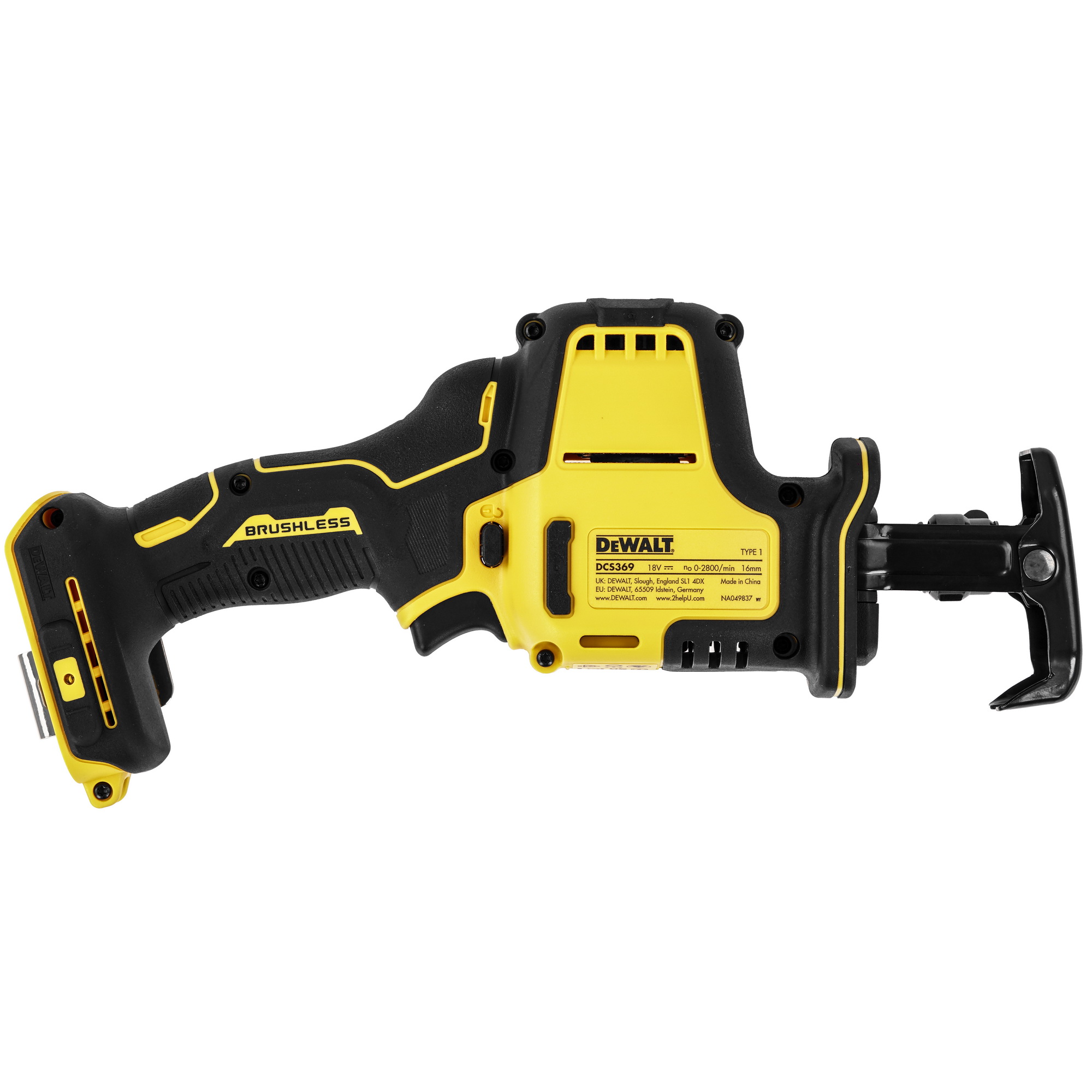 Сабельная пила DeWalt DCS369NT-XJ XR FLEXVOLТ 18/54V  , Без ЗУ, Без АКБ 5440968 STDN-0000297 - Вид №1