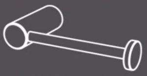 Radomonte Держатель рулона из нержавеющей стали  Acc2