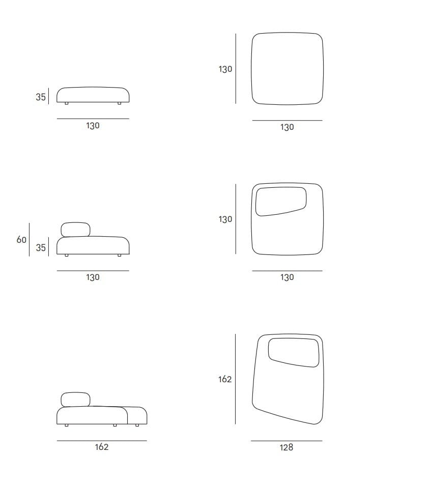 Мягкий садовый диван Living Divani BUBBLE ROCK ARCH-00025798 - Вид №3
