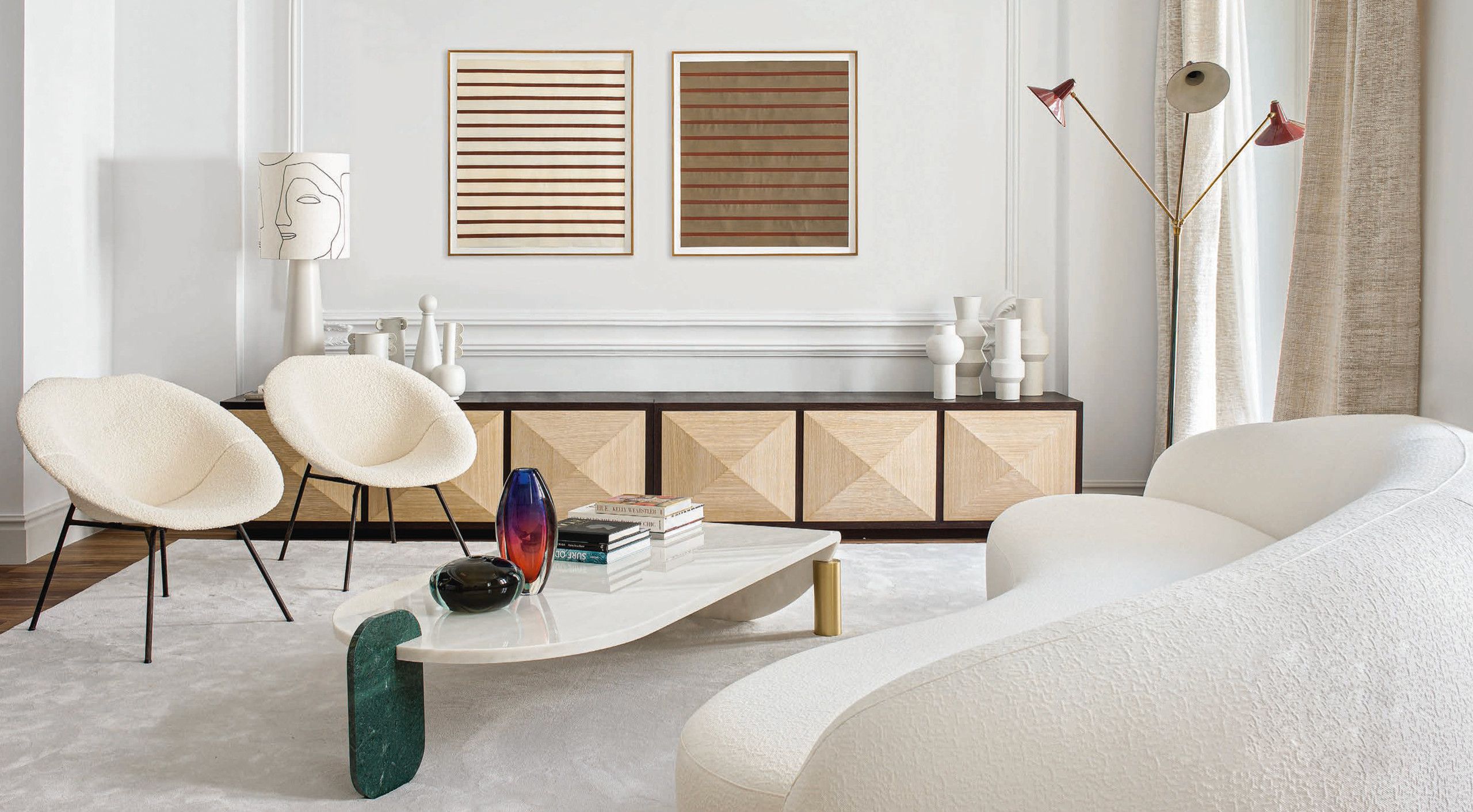 Мраморный журнальный столик DOOQ Playing Games ARCH-00139336 - Вид №4