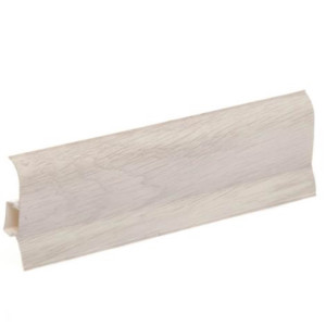 Напольный плинтус ПВХ STELLA Standart 75 Дуб белый 700 (28)