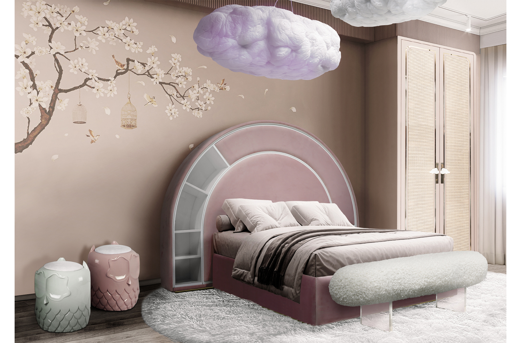 CIST773 Детские пуфики Сиденье Cloud 2 Circu  - Вид №8