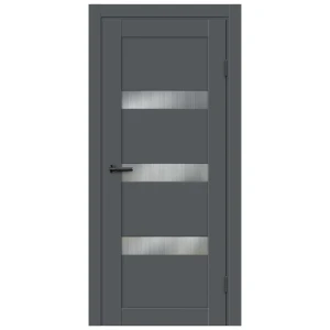 Межкомнатная дверь Толедо 2 МАРИО РИОЛИ 60×200 см, цвет графит 89392655
