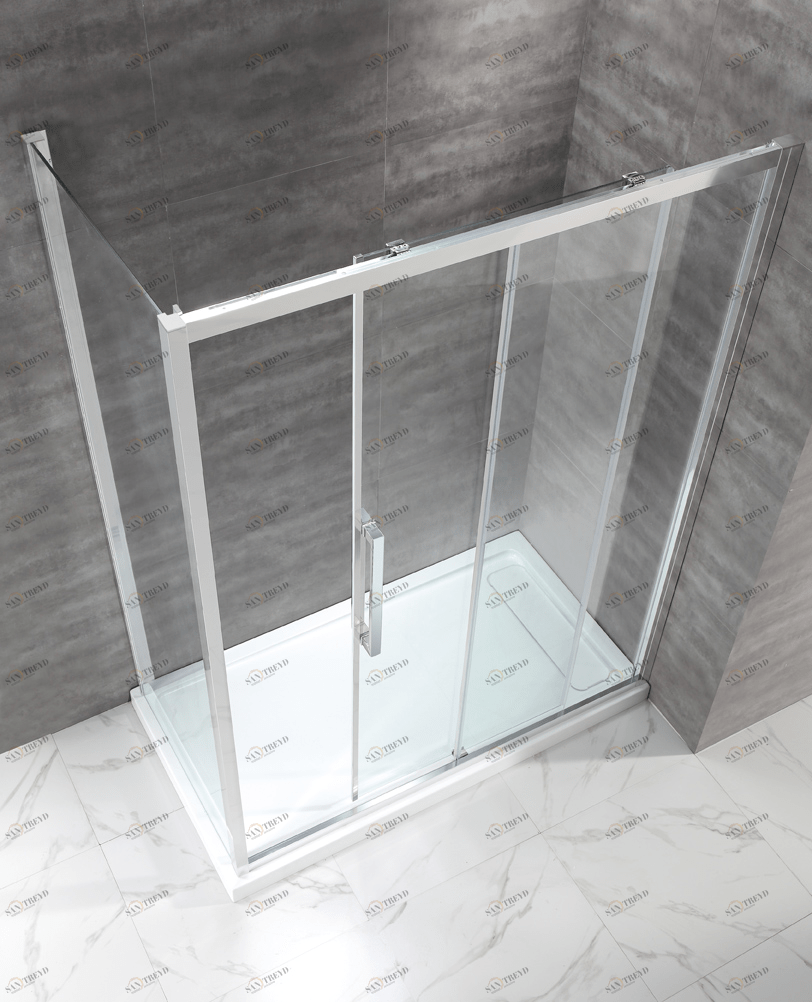 Душевой уголок CEZARES LUX-SOFT-W-AH-1-130/100-C-Cr-IV