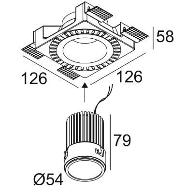 Круглый светодиодный светильник Deltalight Gyn ARCH-00025637 - Вид №2
