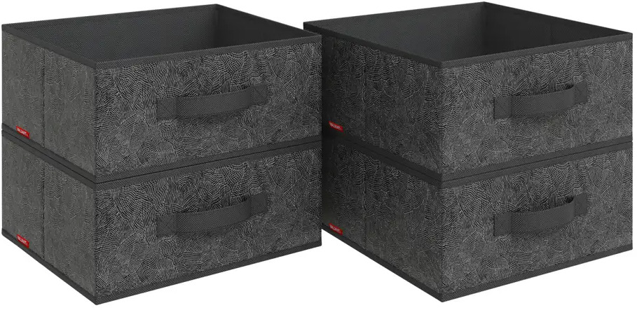 91401441 Короб Valiant MN-BOX-4F 31x31x15 см нетканый цвет темно-серый STLM-1087560