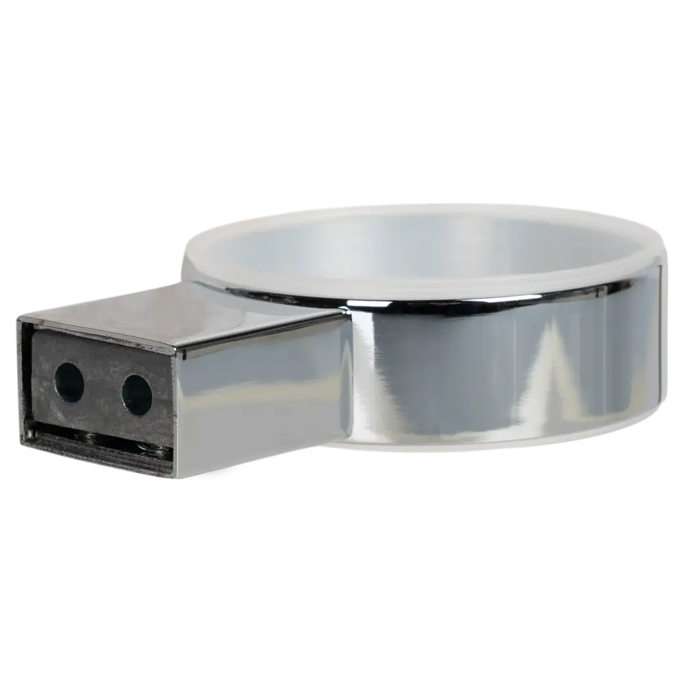 VIDAGE Неверка — стеклянный дозатор для жидкого мыла в хроме 89384620 STLM-1570991 - Вид №1