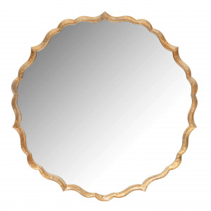 600943-09 ABHIKA ЗЕРКАЛО TEMP EDGY D111X3,5 LIGHT GOLD
