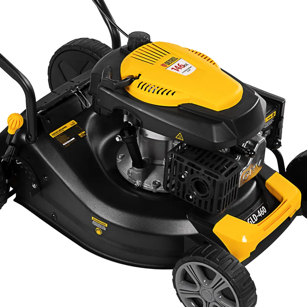 Газонокосилка бензиновая не самоходная Denzel GLD-460 4.5 л.с. 46 см STLM-2072475 - Вид №9