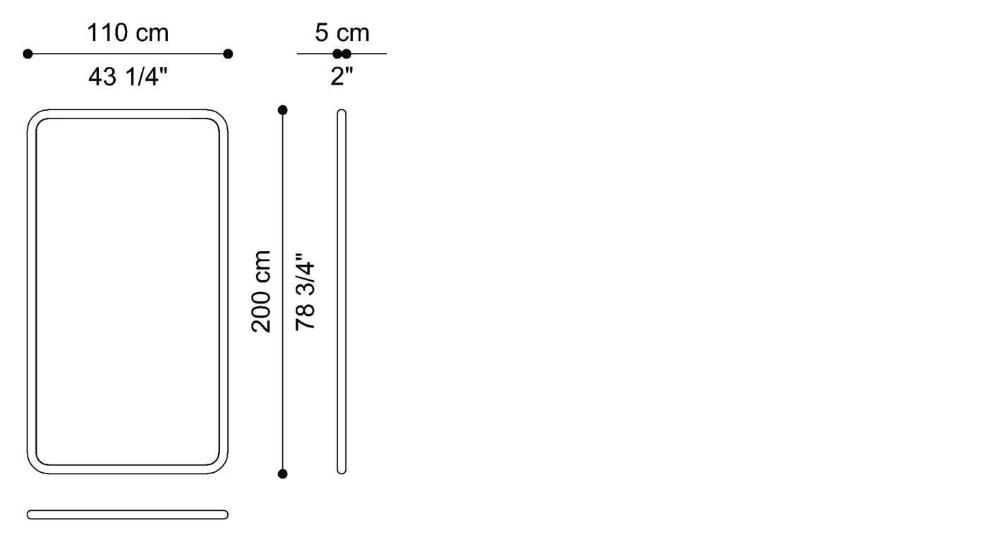 Зеркало в кожаной оправе Gianfranco Ferré Home INARI ARCH-00105227 - Вид №2