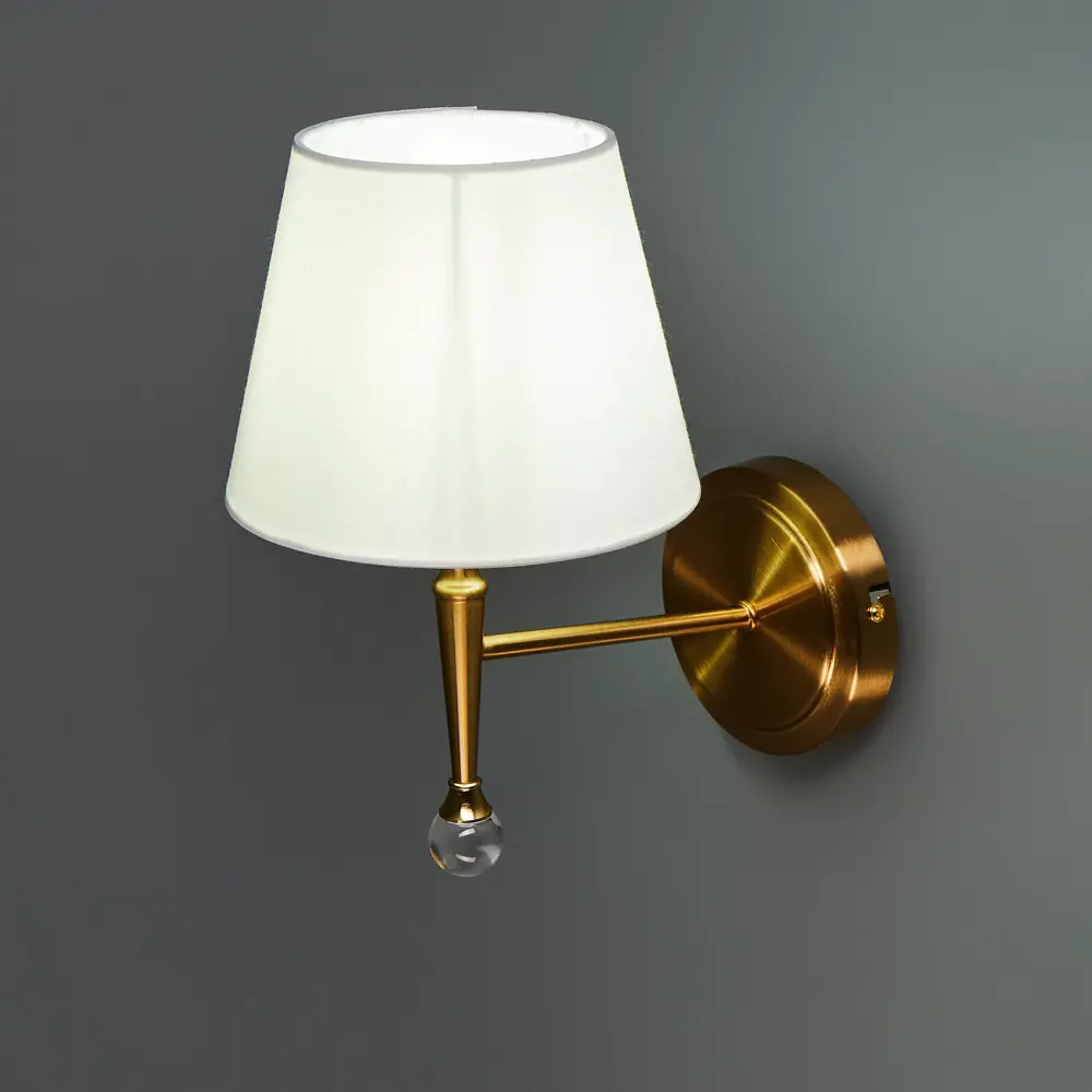 Бра Freya FR5190WL-01BS1 в стиле латунь с белым матовым плафоном 85283322 STLM-0060857 - Вид №1