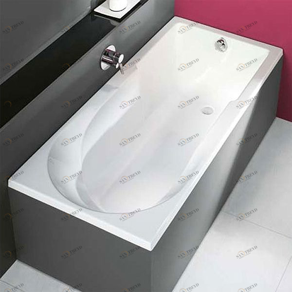 Ванна встраиваемая с зоной для душа SPECTRA 170 см с аэромассажем Deluxe HOESCH 3665