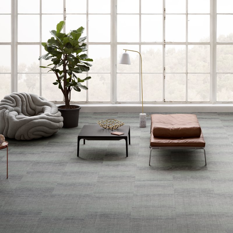 Bolon Flow  Напольное покрытие виниловый пол Alga silver  - Вид №1