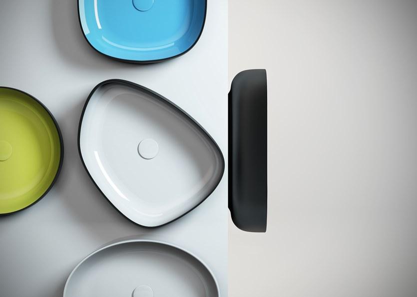 Met42550 Накладная раковина на столешницу  овальная Olympia Ceramica METAMORFOSI - Вид №3