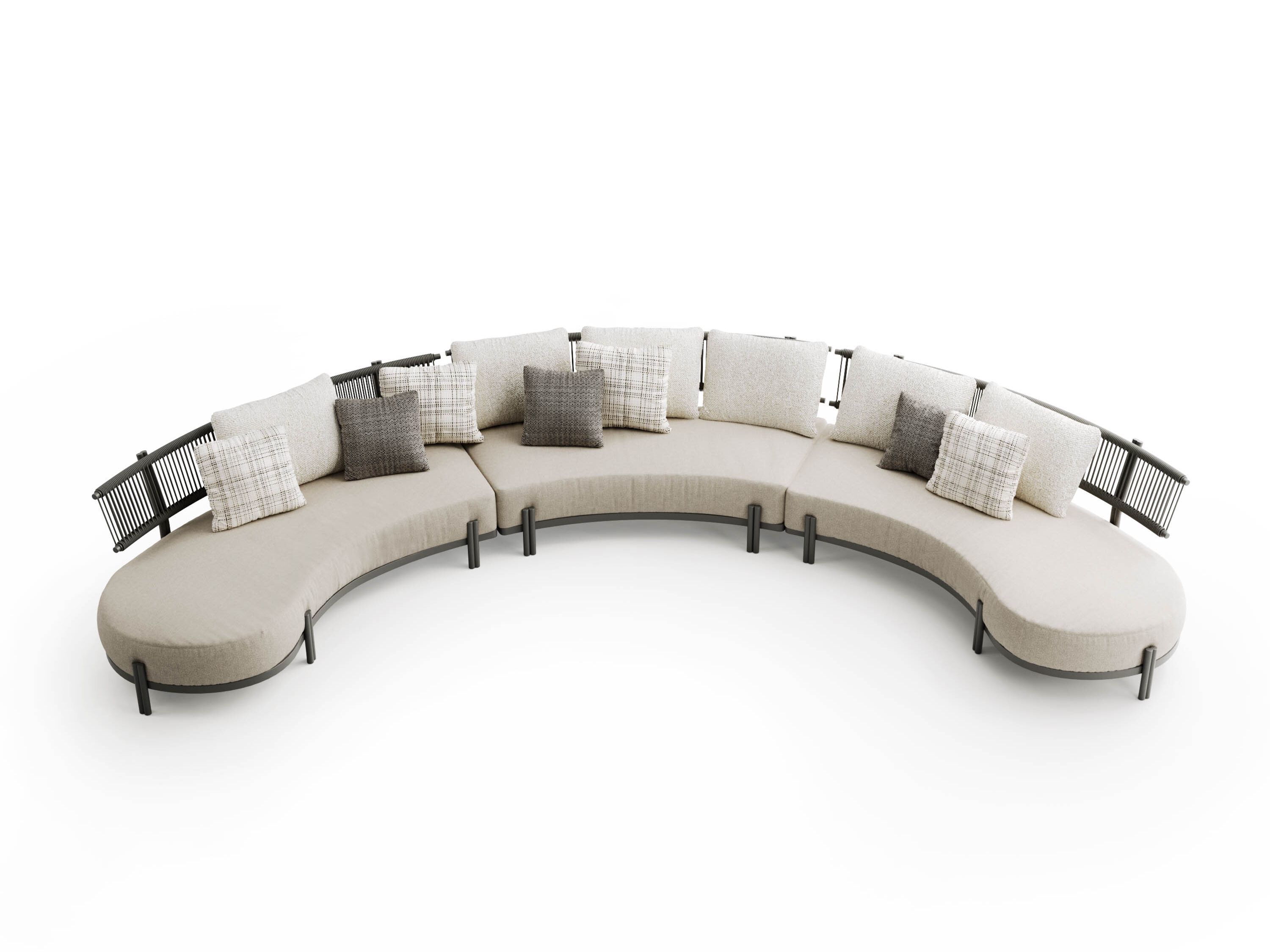 Тканевый модульный садовый диван Atmosphera Лотос ARCH-00038492 - Вид №13