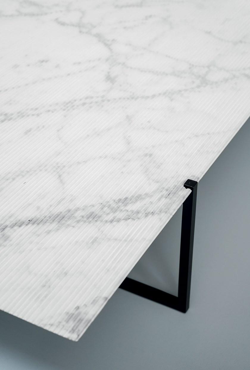 BAXTER Прямоугольный мраморный журнальный столик Icaro sun-id-1367639 - Вид №3