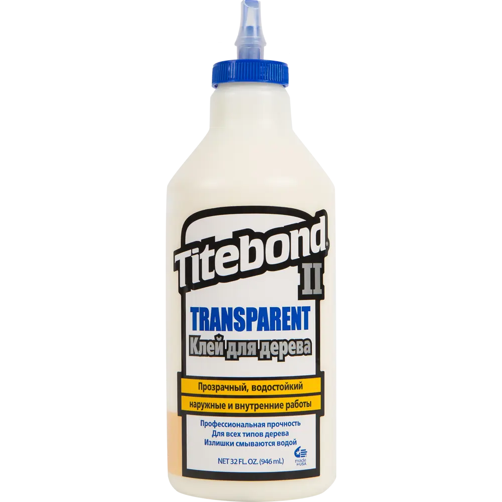 Влагостойкий клей для древесины Titebond II Premium 946 мл 82300864 STLM-0024140