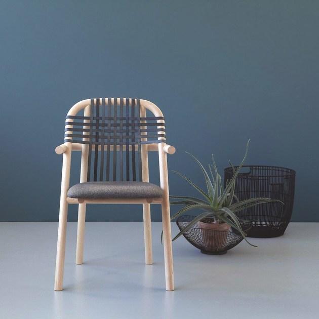 Very Wood Деревянный стул для ресторана с подлокотниками Unam sun-id-1505367 - Вид №4