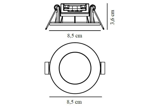 Пластиковый утопленный светодиодный прожектор Nordlux LEONIS 3-KIT ARCH-00129167 - Вид №2