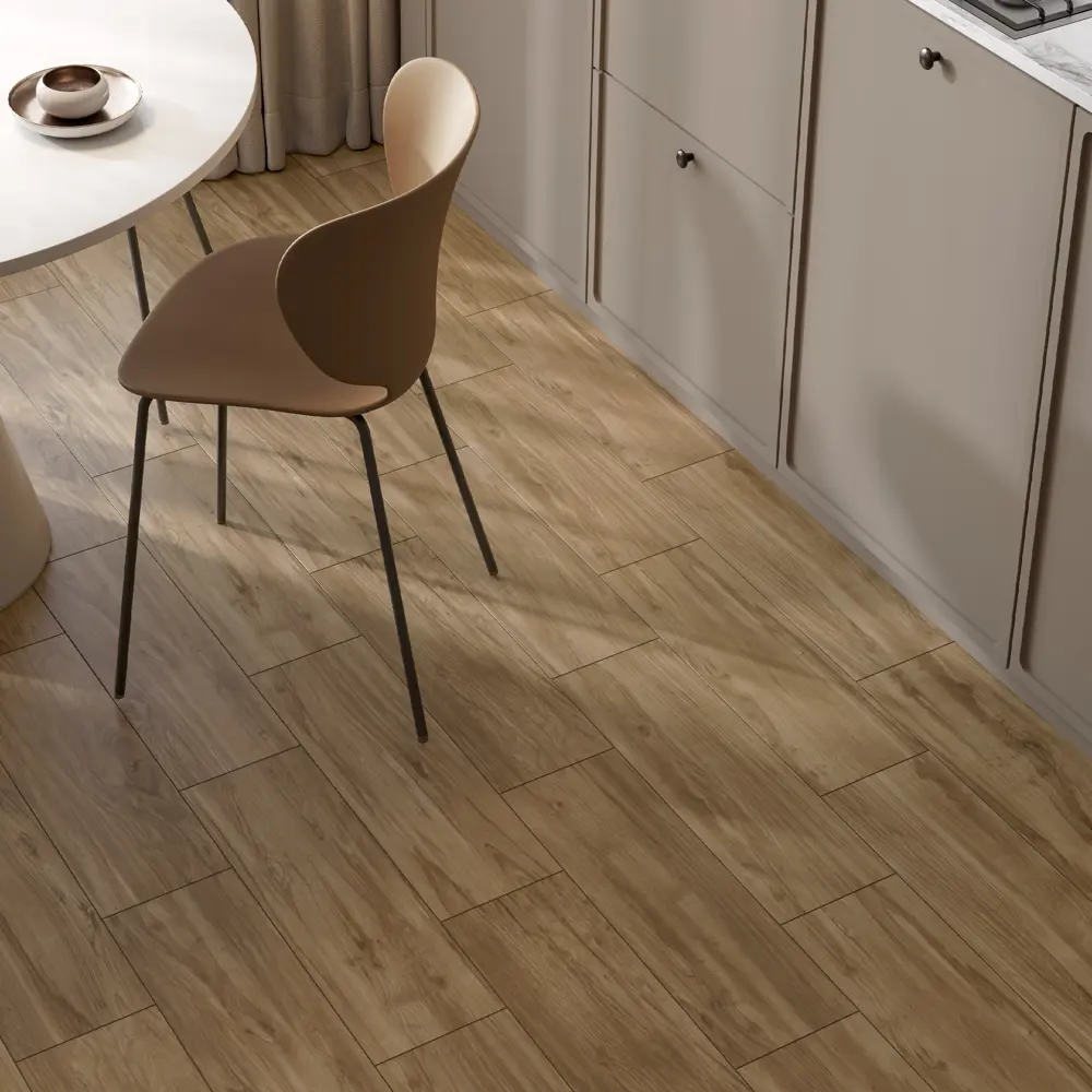 Глазурованный керамогранит KREAFORTA Forest 20x60 см цвет бежевый 1.2 м² 89424613 STLM-2180278