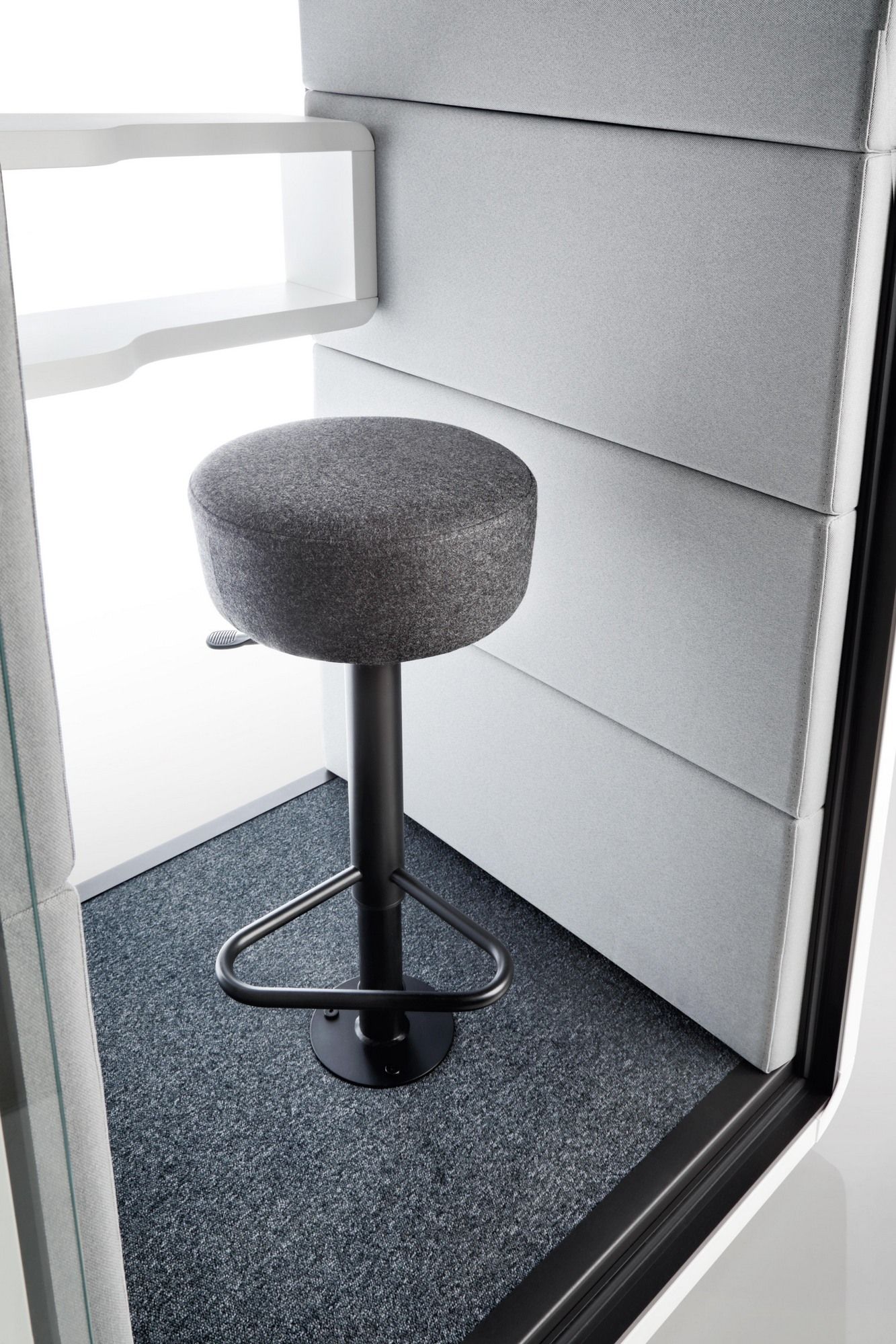 Одноместная акустическая офисная кабина со встроенным освещением Mikomax Smart Office Hushoffice ARCH-00139656 - Вид №10