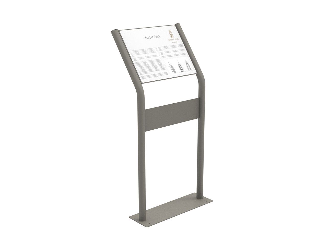 Оцинкованная сталь общественное пространство пюпитр Lazzari FERRARA ARCH-00132169 - Вид №11