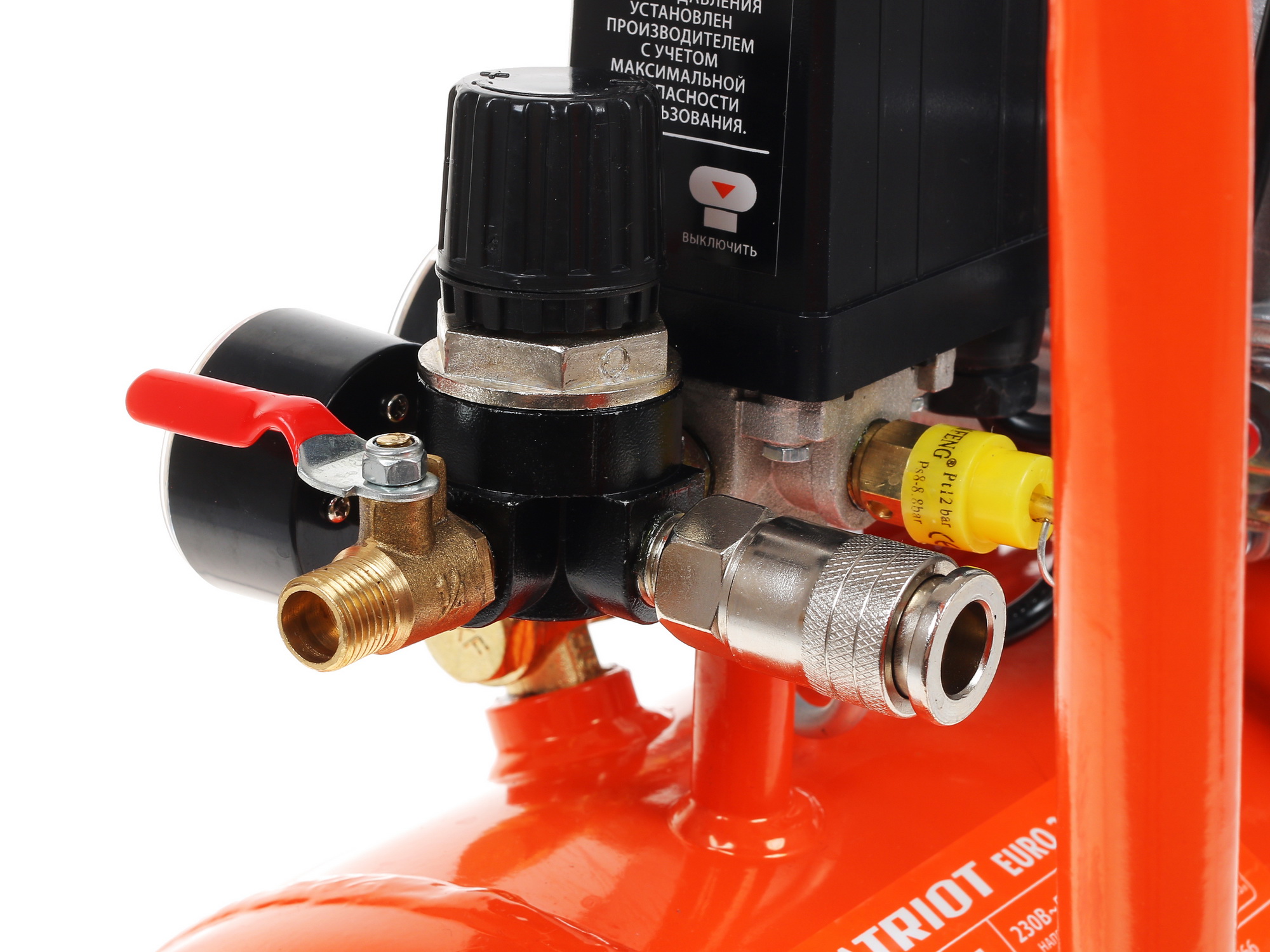 Компрессор поршневой масляный Patriot EURO 24-240K + KIT 5В 1133928 STDN-0111197 - Вид №8