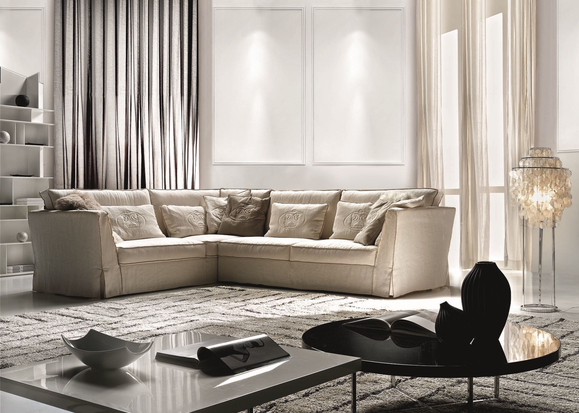 Угловой диван из ткани Former In Italia ARCH-00027137 - Вид №1