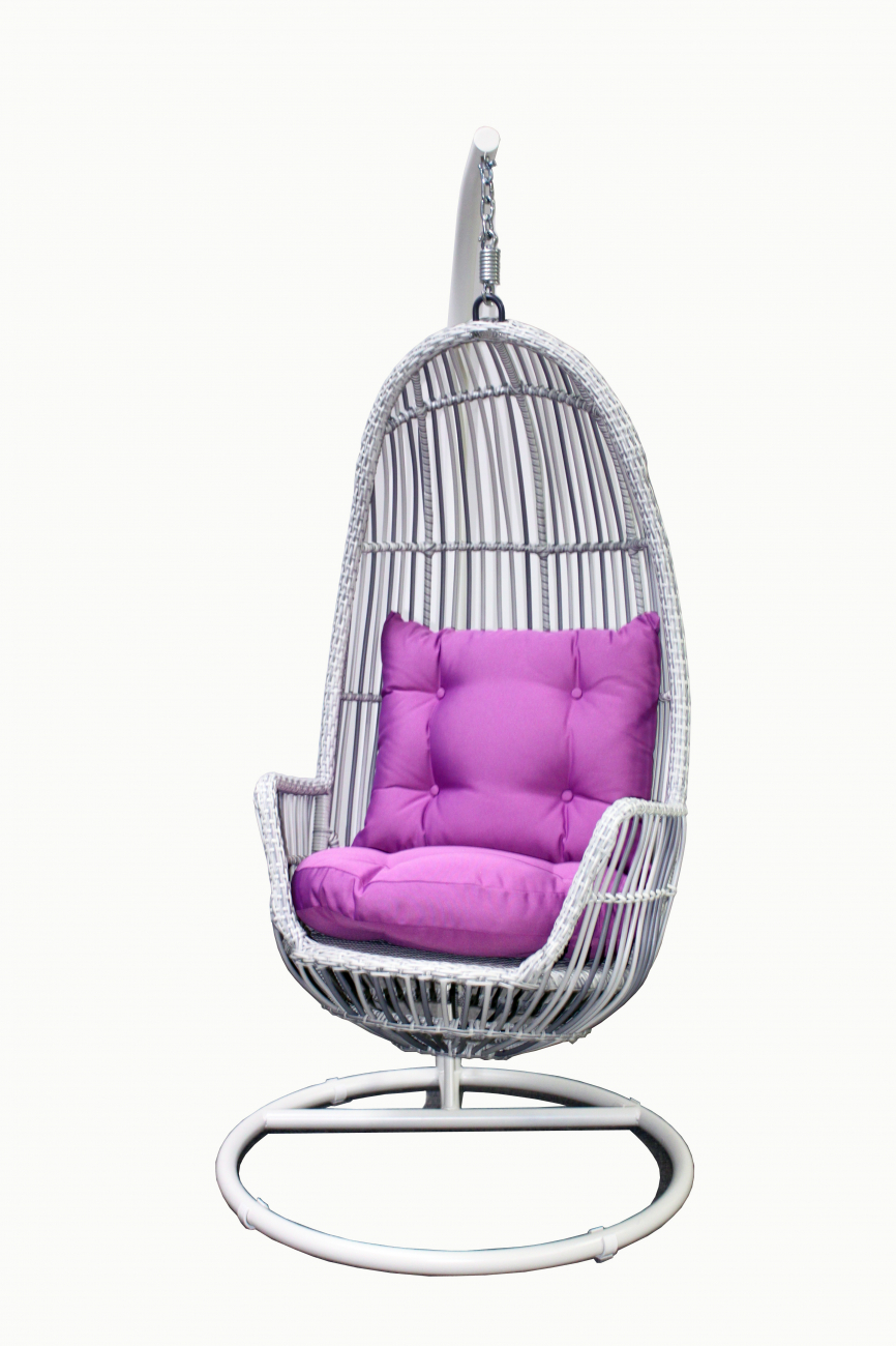 Подвесное кресло Conversation MARYARD ПЛЕТЕНАЯ 014237 Серый  - Вид №1