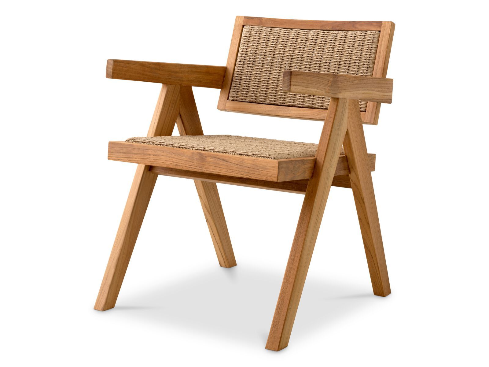 Стул для сада из тикового дерева с подлокотниками Eichholtz KRISTO ARCH-00044971