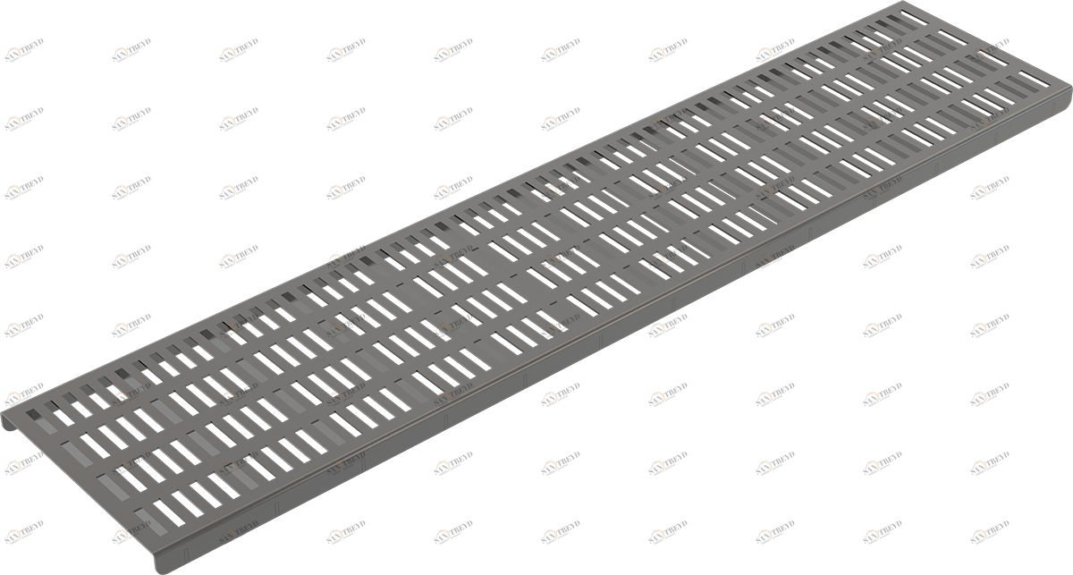 Защитная решетка для промышленных трапов APR1 с выпуском из нержавеющей стали AISI 304 ALCAPLAST APR11134
