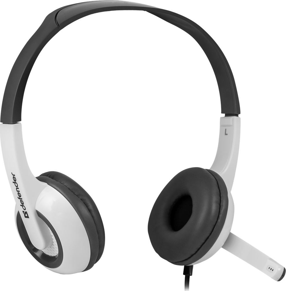 63055 компьютерная гарнитура esprit 055 серый, кабель 2 м Defender Santreyd 