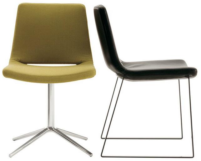 B&B Italia Стул с обивкой из ткани с 4 спицами Metropolitan sun-id-1354415 - Вид №1