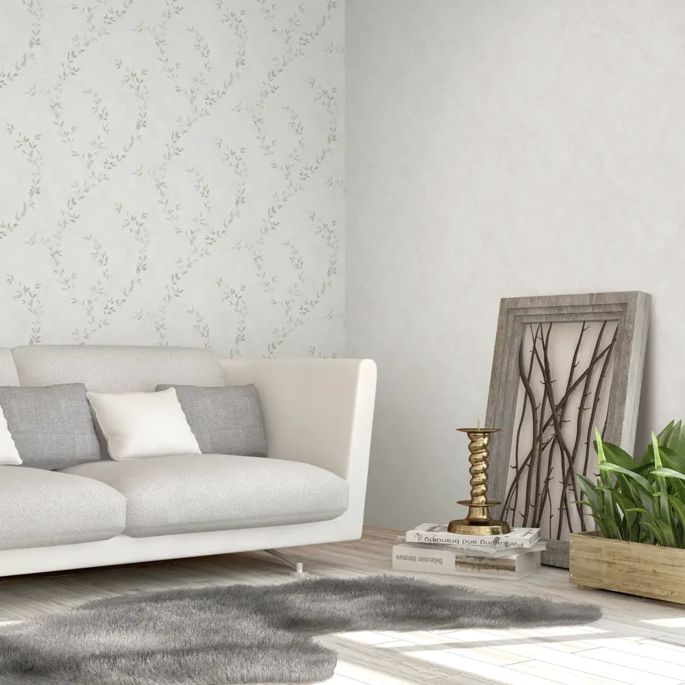 Victoria Stenova Afelia - Флизелиновые обои бежевые с тиснением 89423696 STLM-1567666 - Вид №3