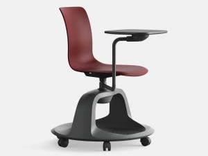 Вращающееся кресло для конференций из полипропилена с колесами