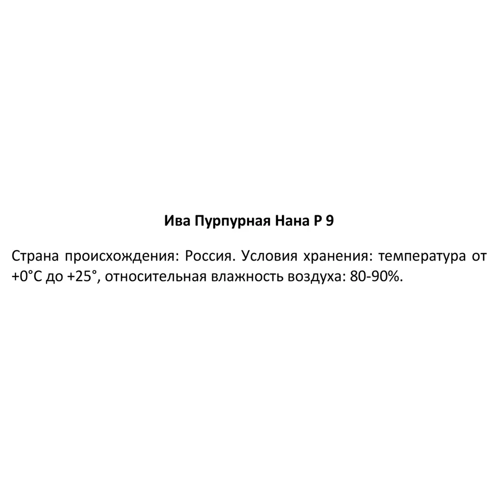 Ива пурпурная Нана ø9 h25 см 89364973 STLM-2061195 Santreyd  - Вид №3