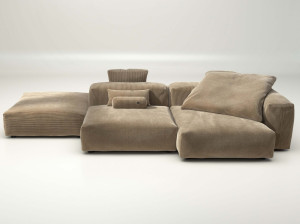 Модульный двухсторонний диван