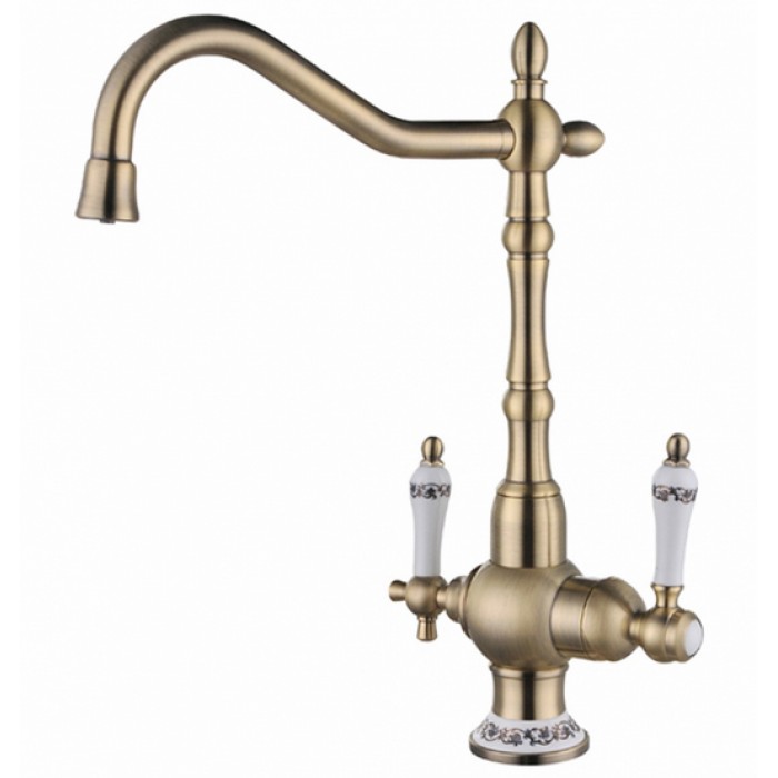 Zorg ZR 336 YF-50 Br Смеситель для кухни Zorg 360х230  - Вид №1