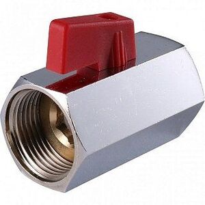 Кран шаровый STOUT ВВ Mini 3/4" стандартный проход, флажок