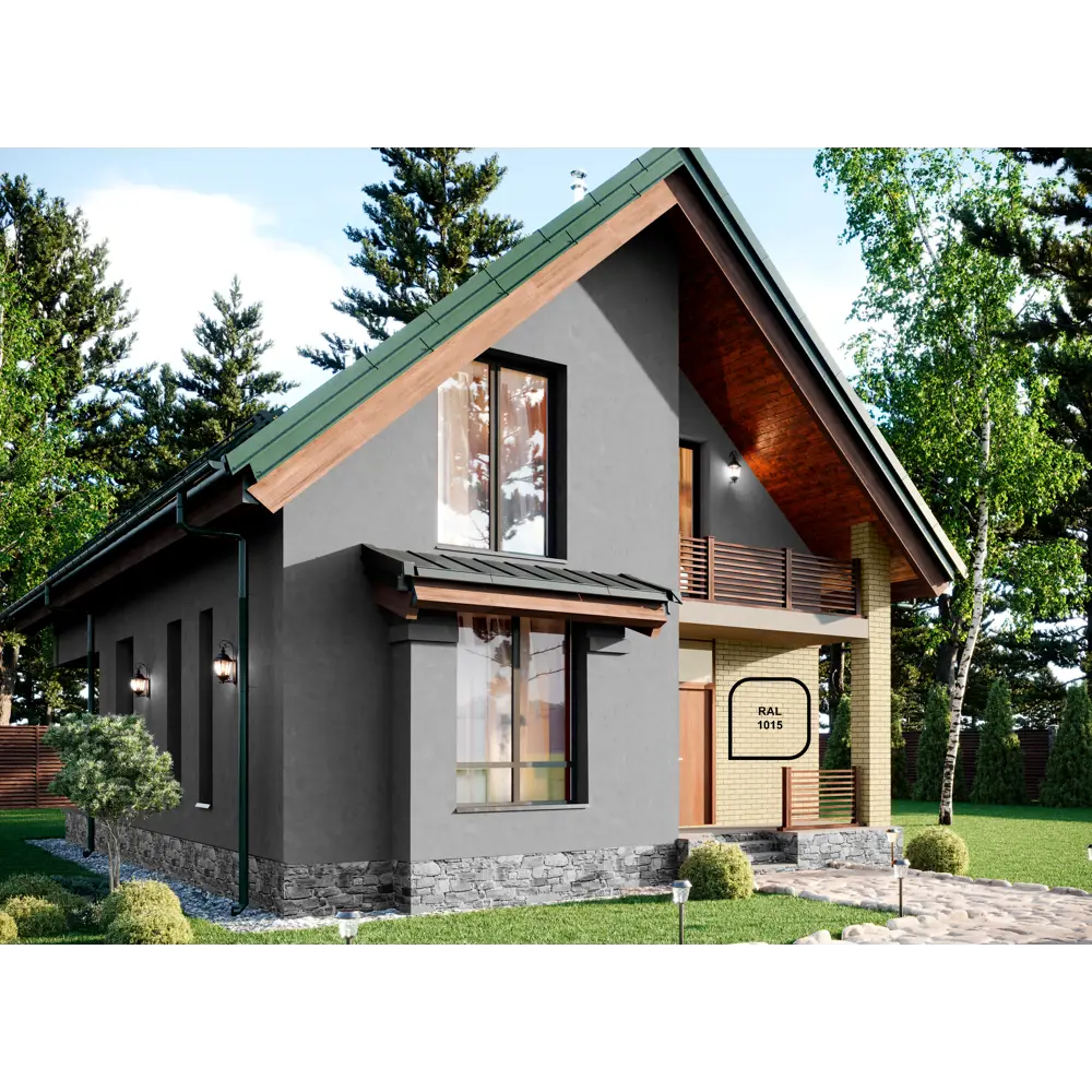 Jobi Siloxanfassad - фасадная краска с эффектом декоративной штукатурки 87003745 STLM-0856586 - Вид №3